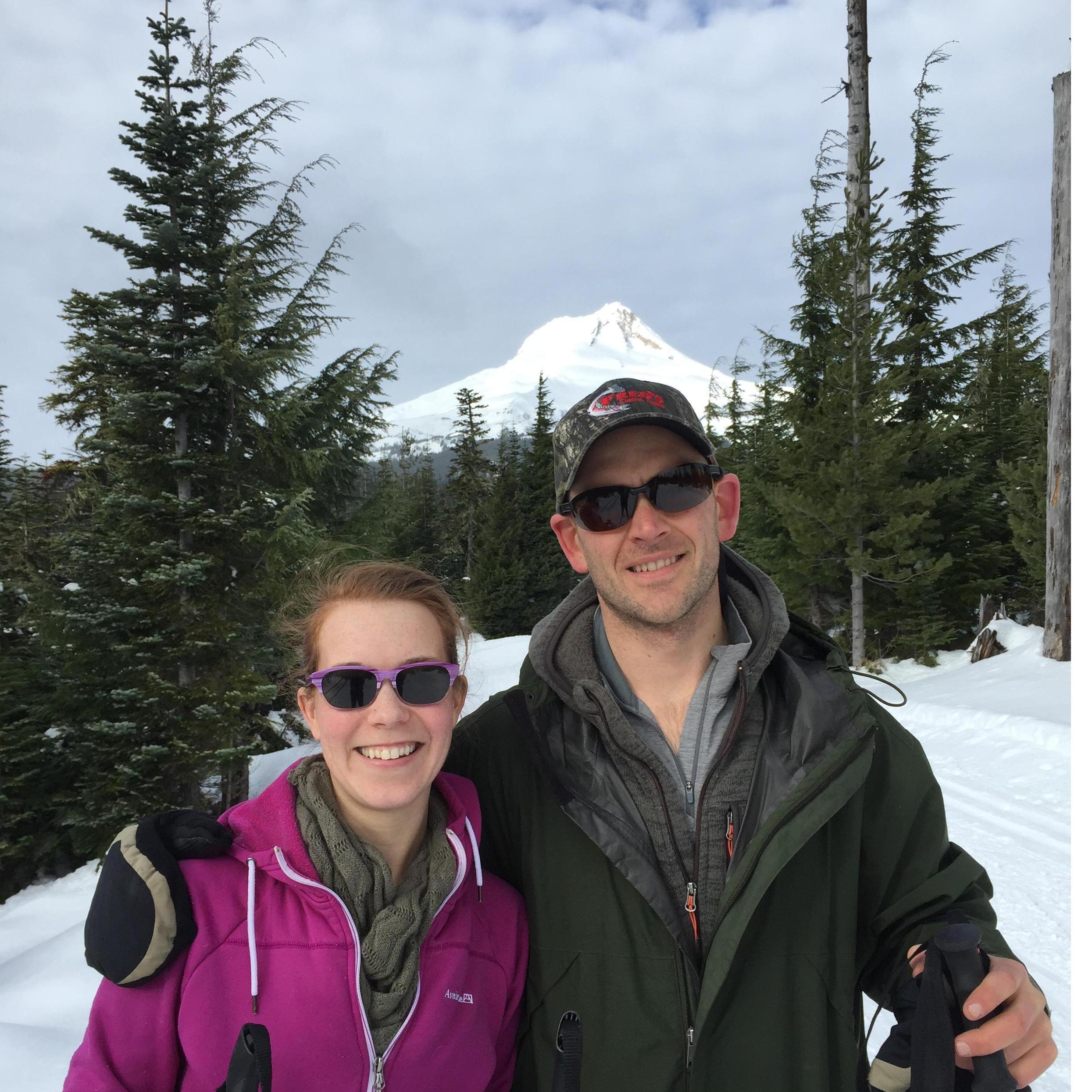 Xcountry skiing at Mt. Hood. 2014