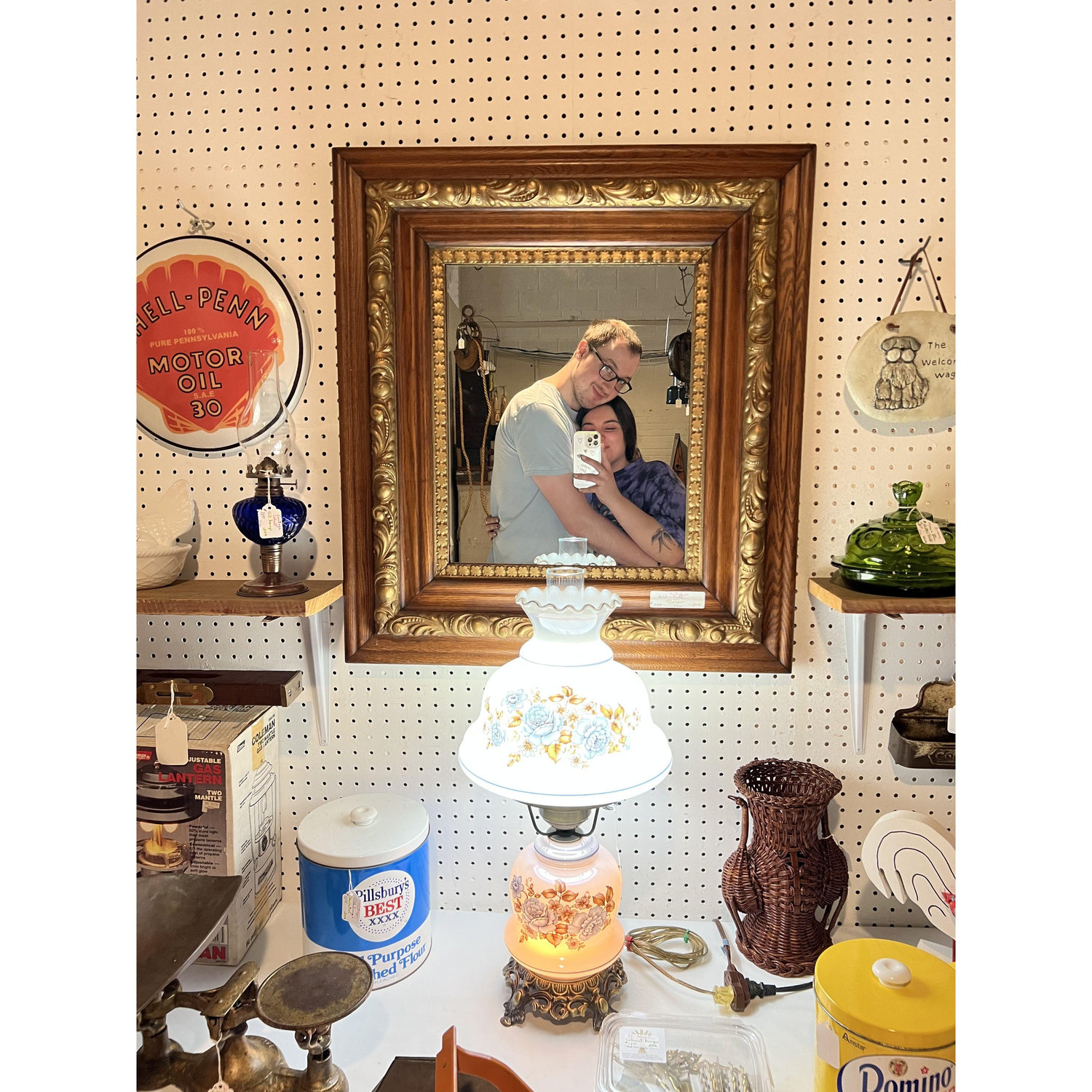 Our first date: thrifting and sushi to follow!