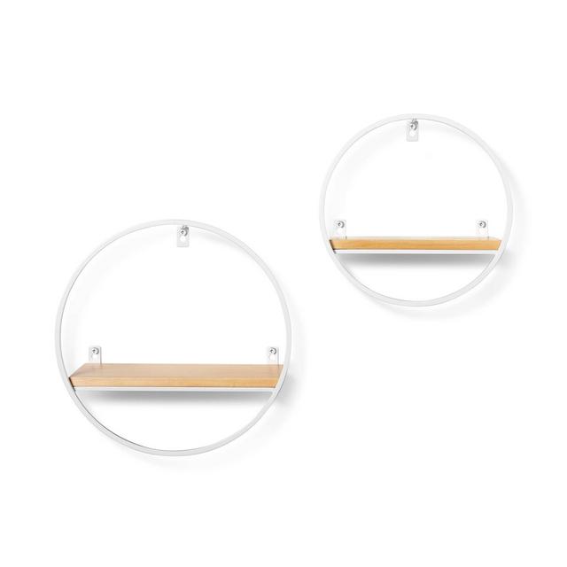 Floating shelf Small Set in Archroma White - Pillowfort™