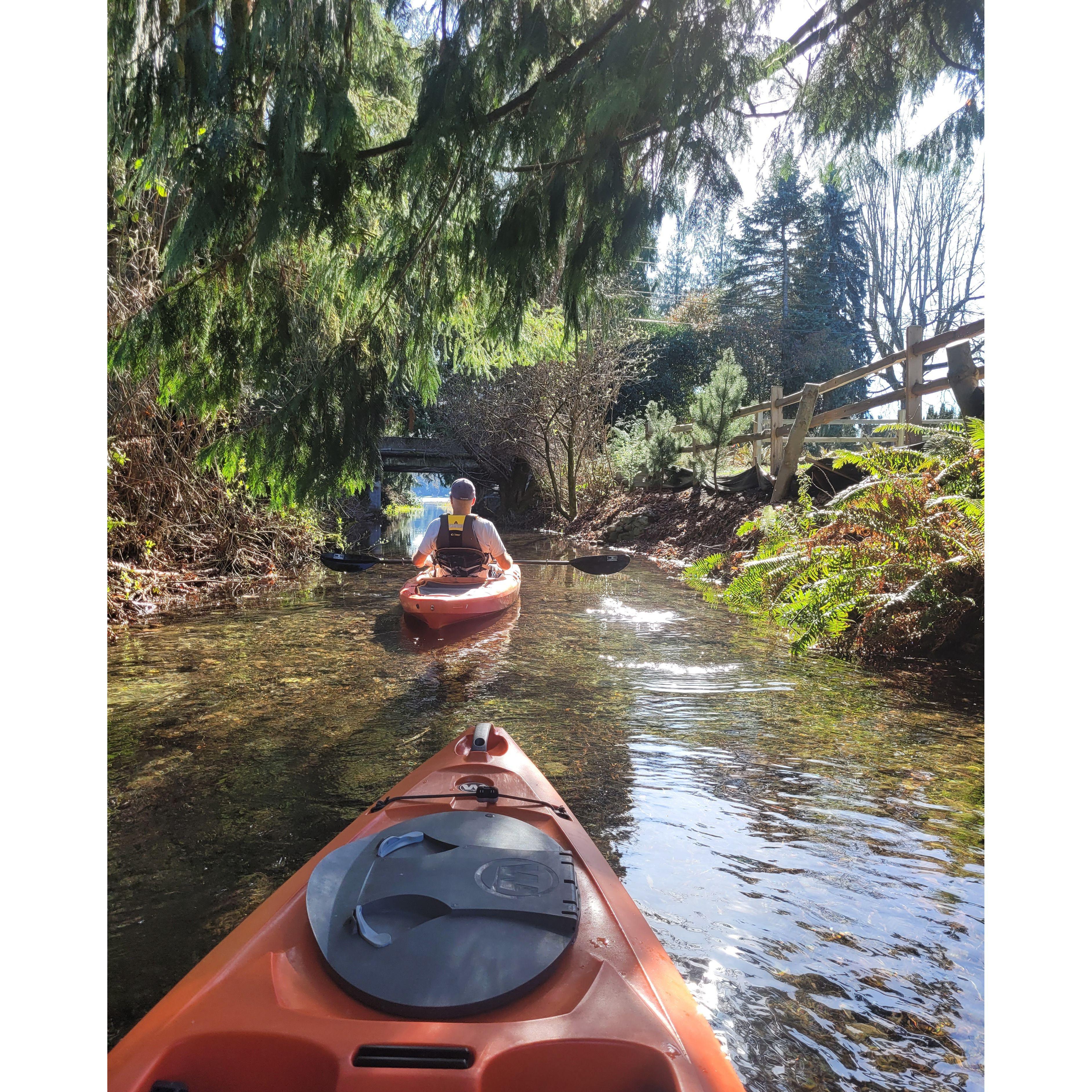 Kayaking in Snohomish