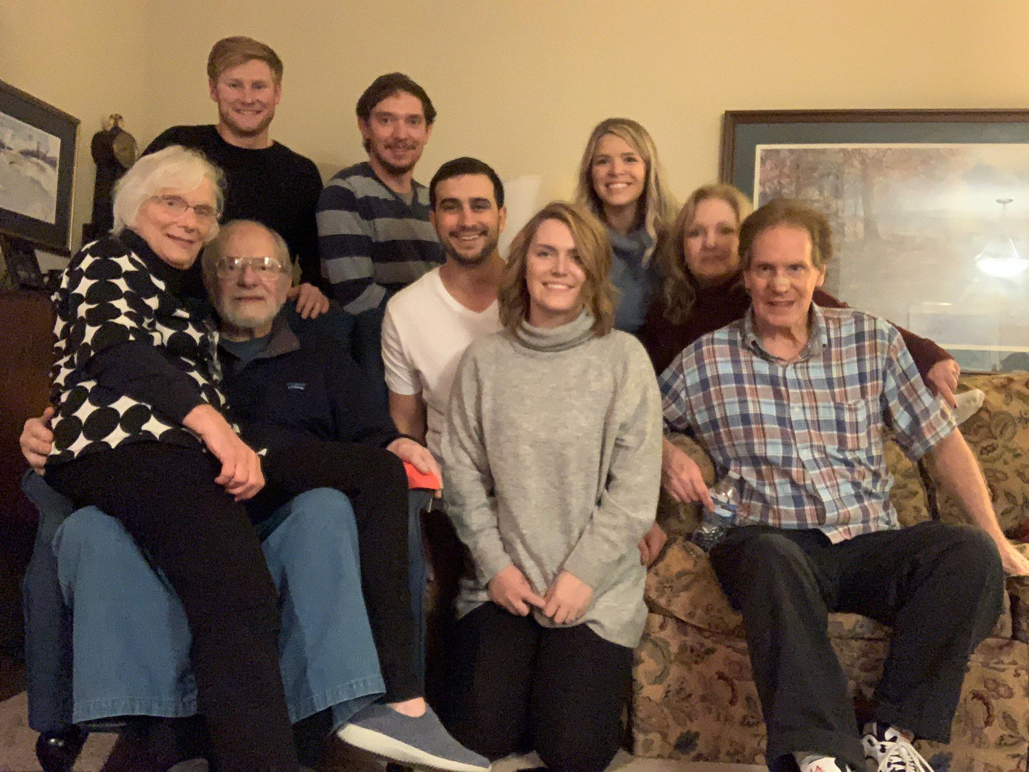 At Berquist family smorgasbord, Christmas 2019.
