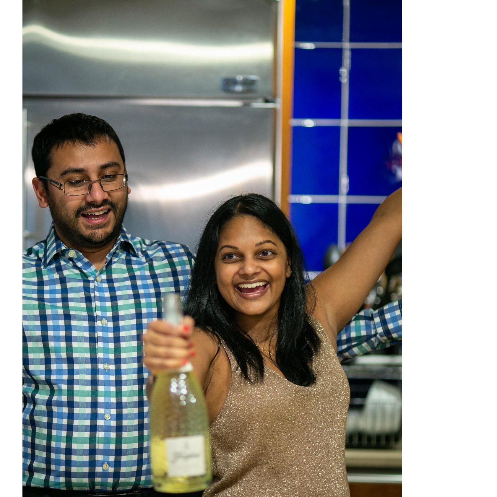 Cheers to our engagement