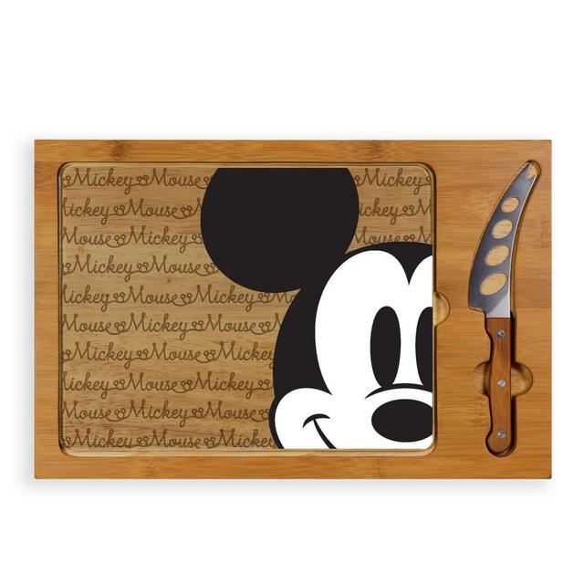Picnic Time® Mickey Mouse™ Icon Wood Cutting Board & Knife Set