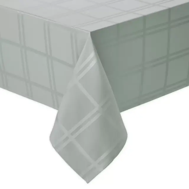 Wamsutta® Solid 52-Inch Square Tablecloth in Fog