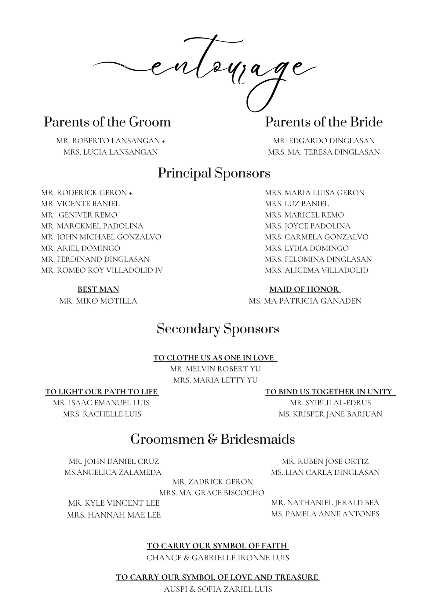 The Wedding Website of Danika Dinglasan and Najib Lansangan
