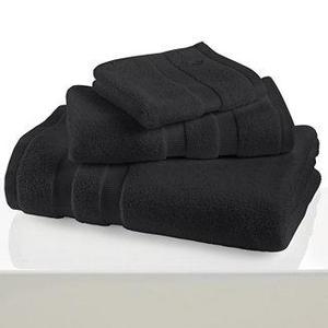 BLACK Chattam Stripe 13" Square Washcloth
