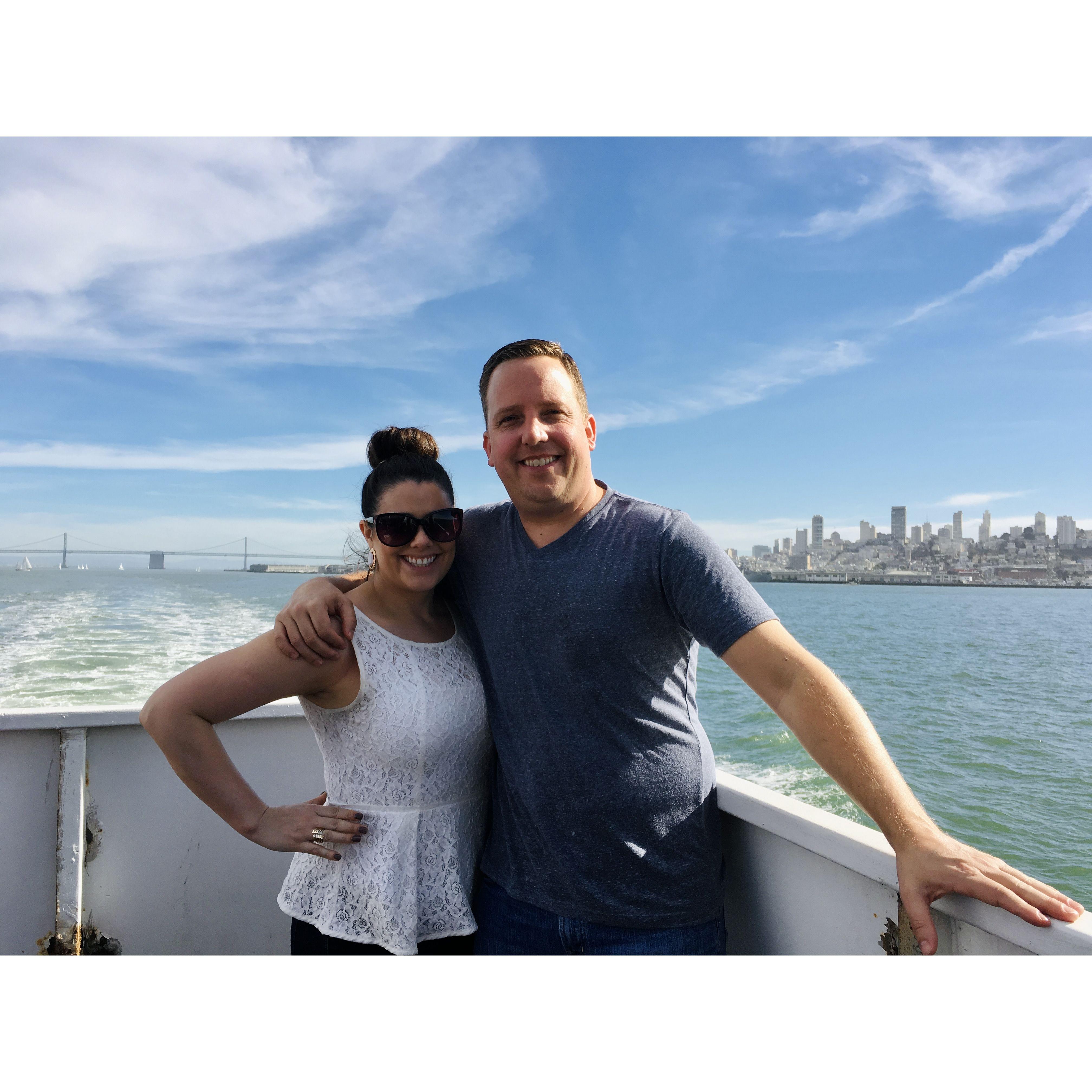 A favorite pastime - ferry rides to Sausalito. 