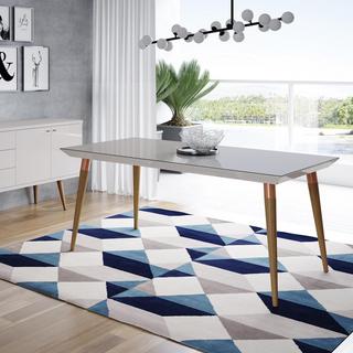 Large Utopia Modern Beveled Rectangular Dining Table