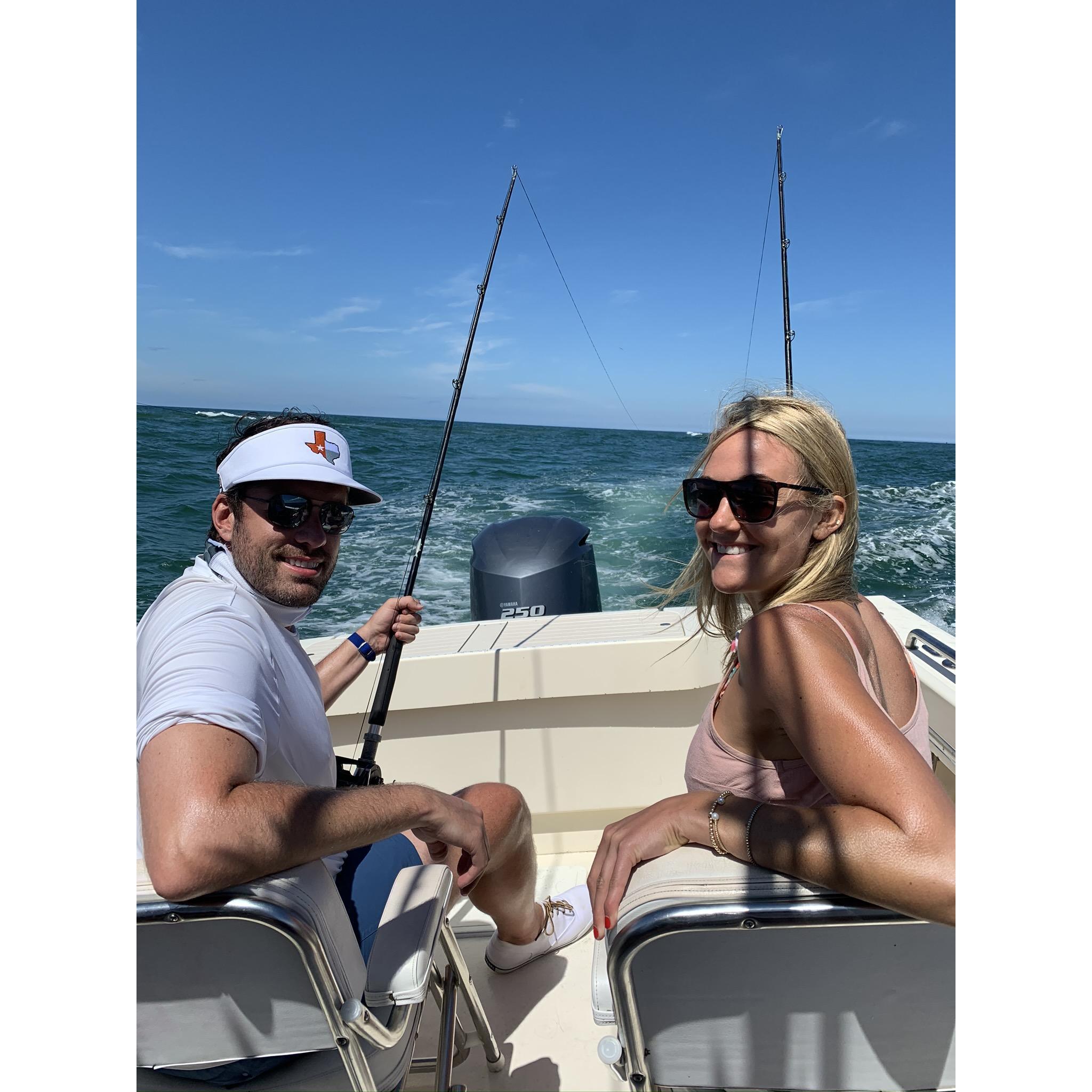 Sillies in Nantucket aboard CapN Fred's ship!