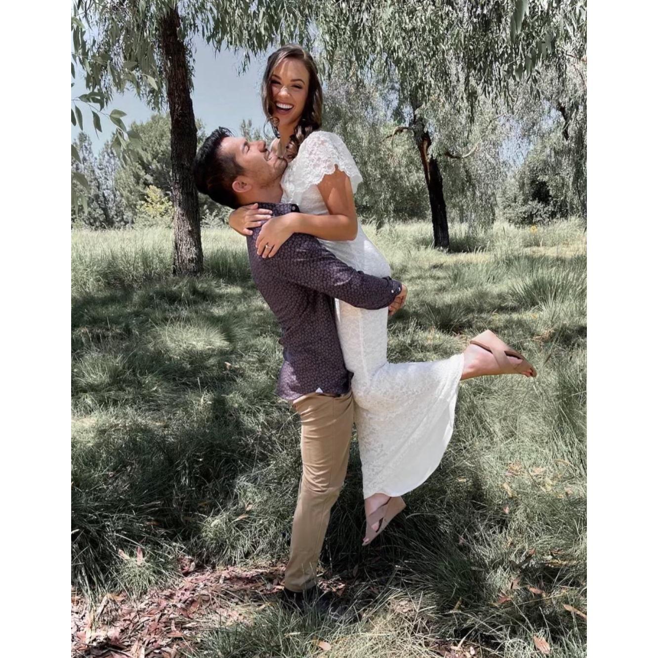 Engagement photo shoot in August 2022