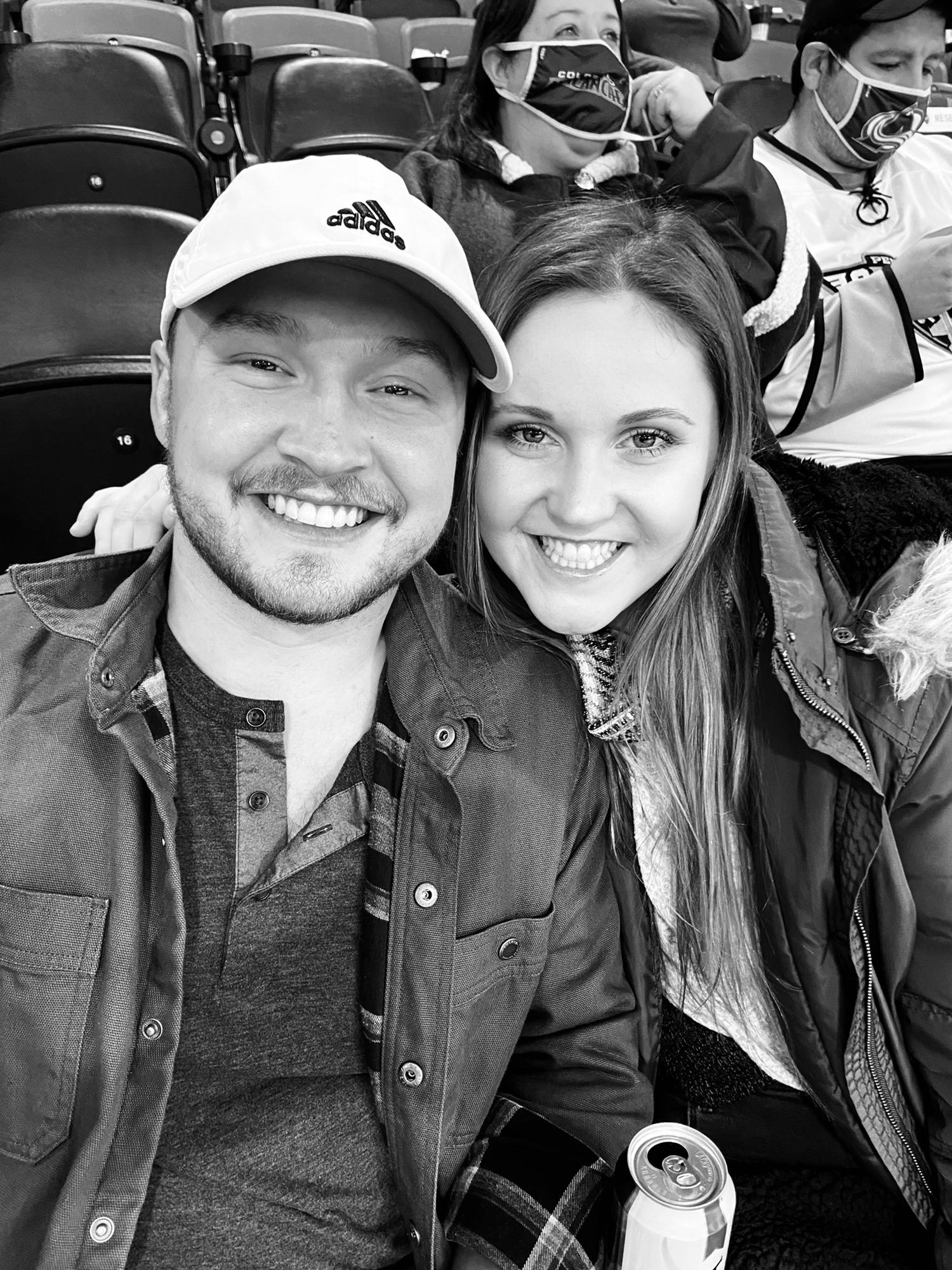 first hockey game!