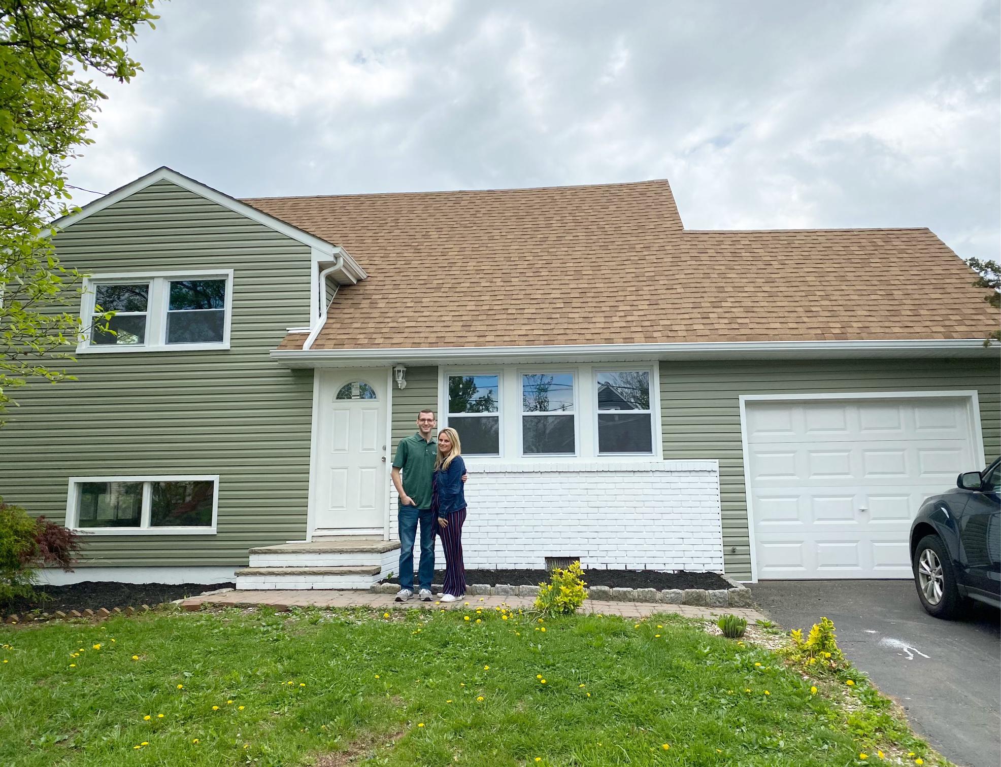 The day we bought our first home together.