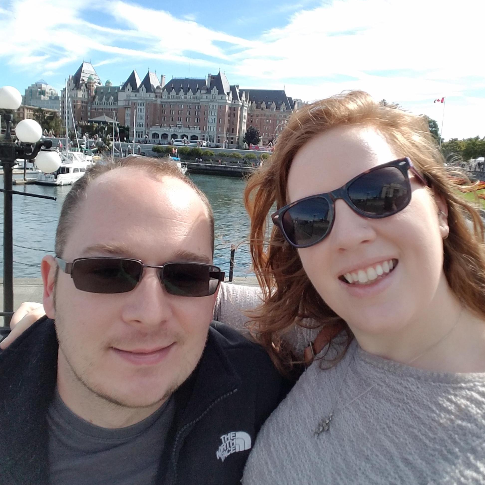 On our trip to Victoria.