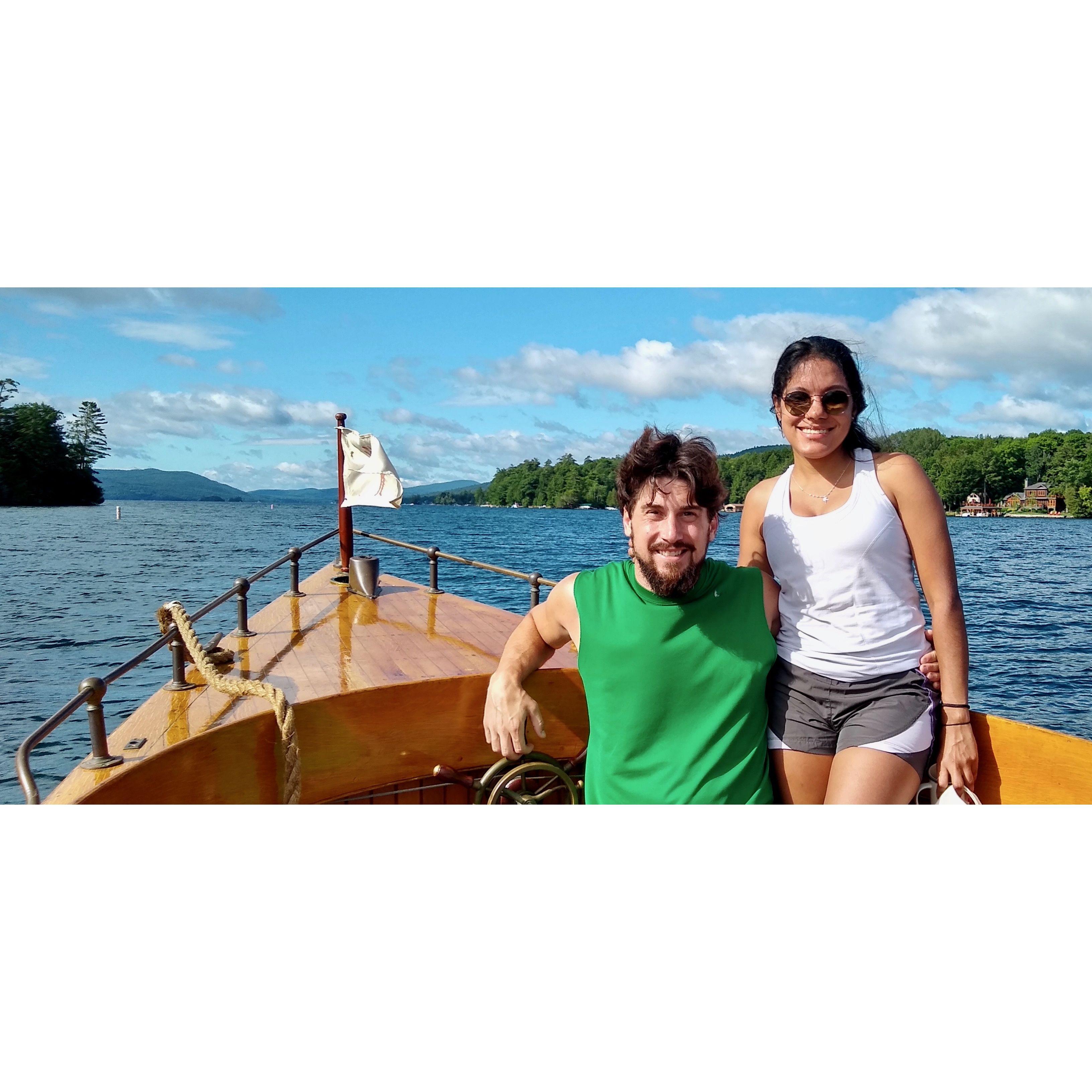First time visiting Lake George together