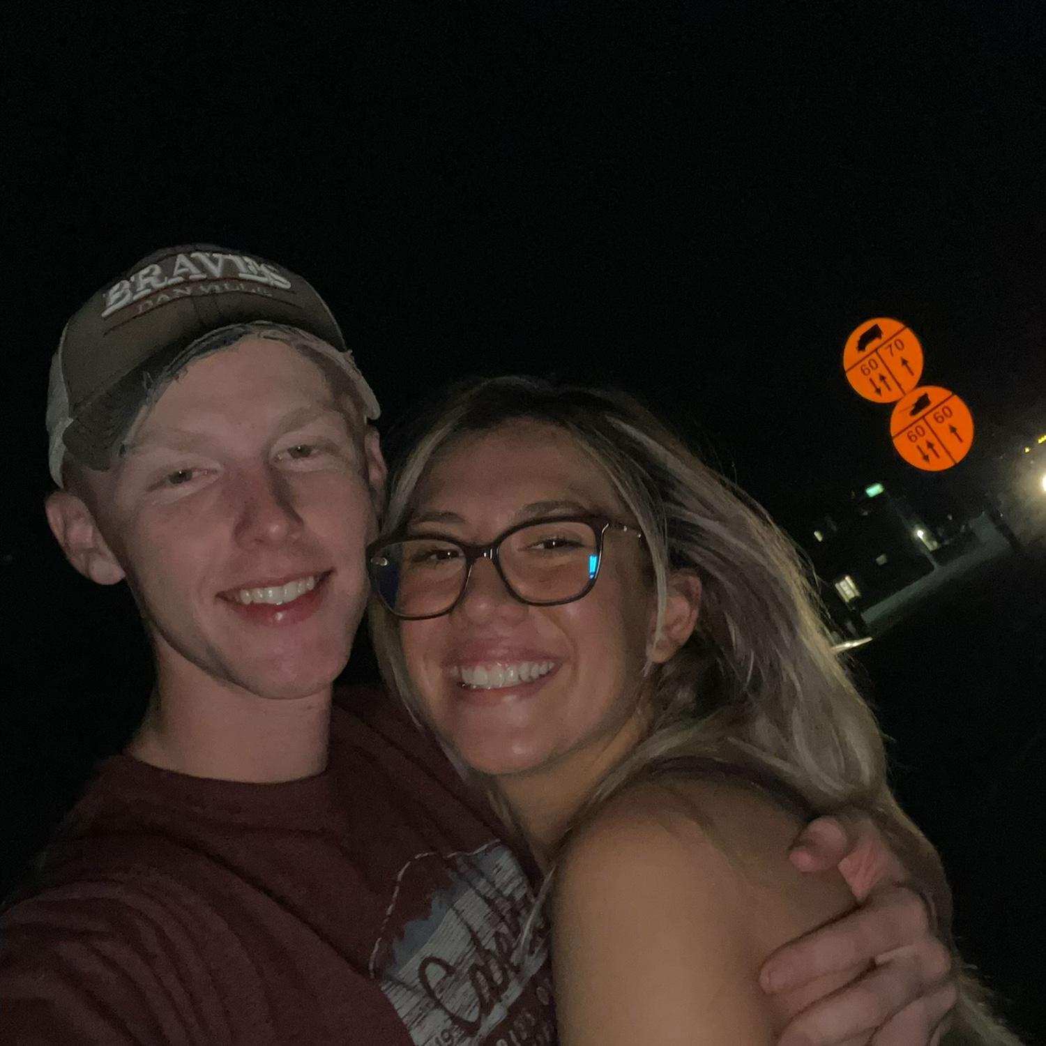 The first time we hung out... and chase attempted a cartwheel.