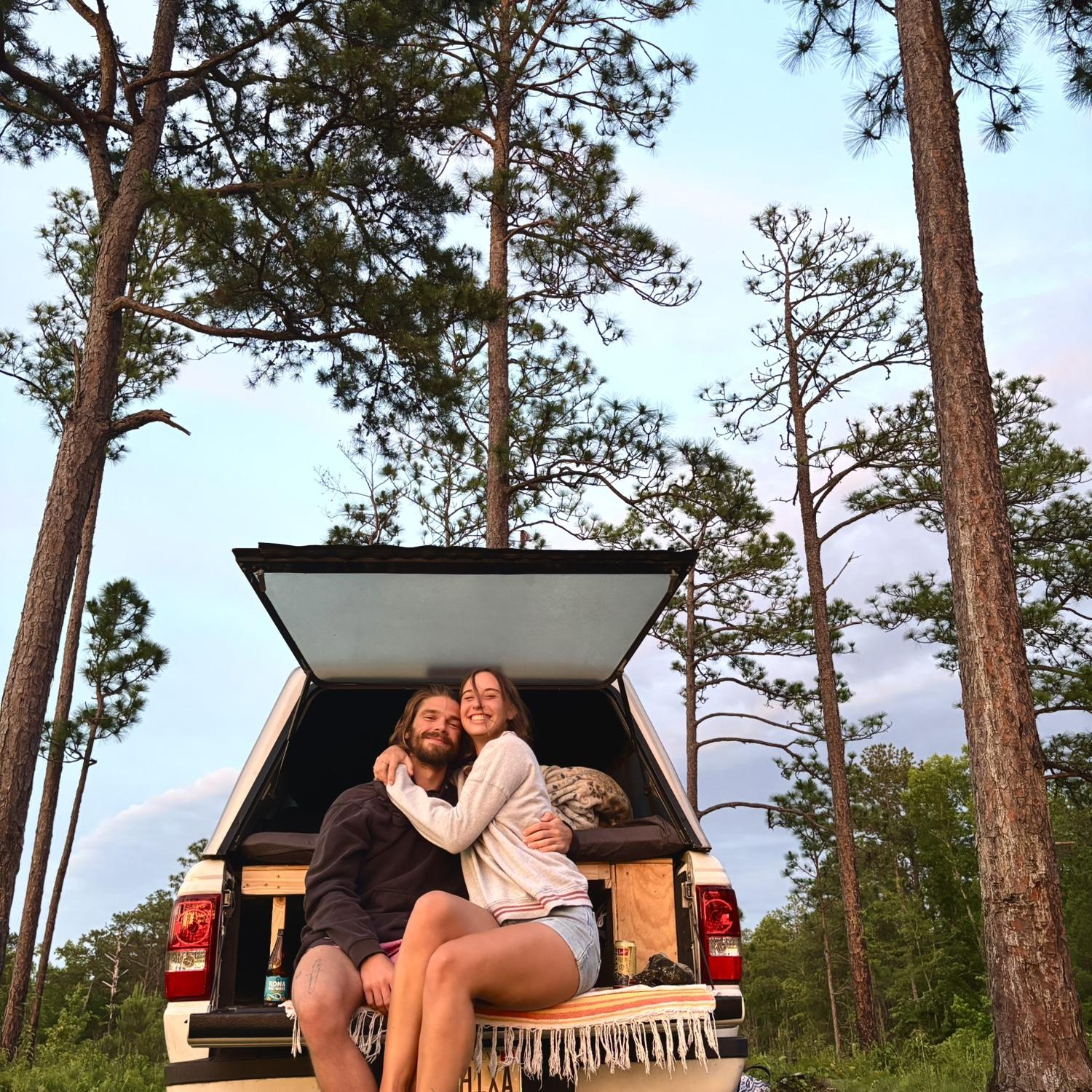 One of our first camping trips out in Tuskegee :)