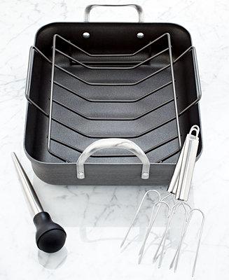 Calphalon Contemporary 16" Nonstick Roaster with Roasting Rack