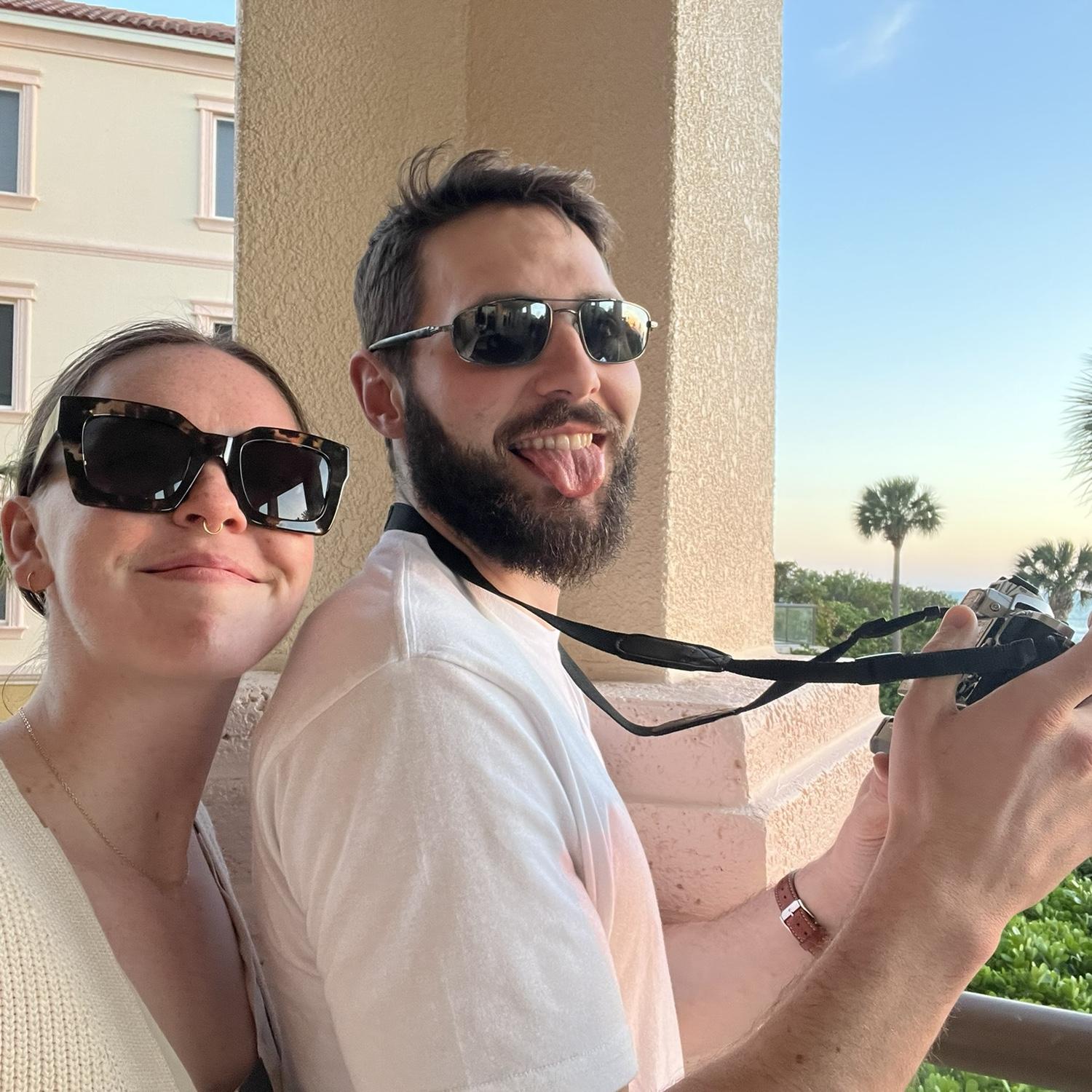 Florida with family.