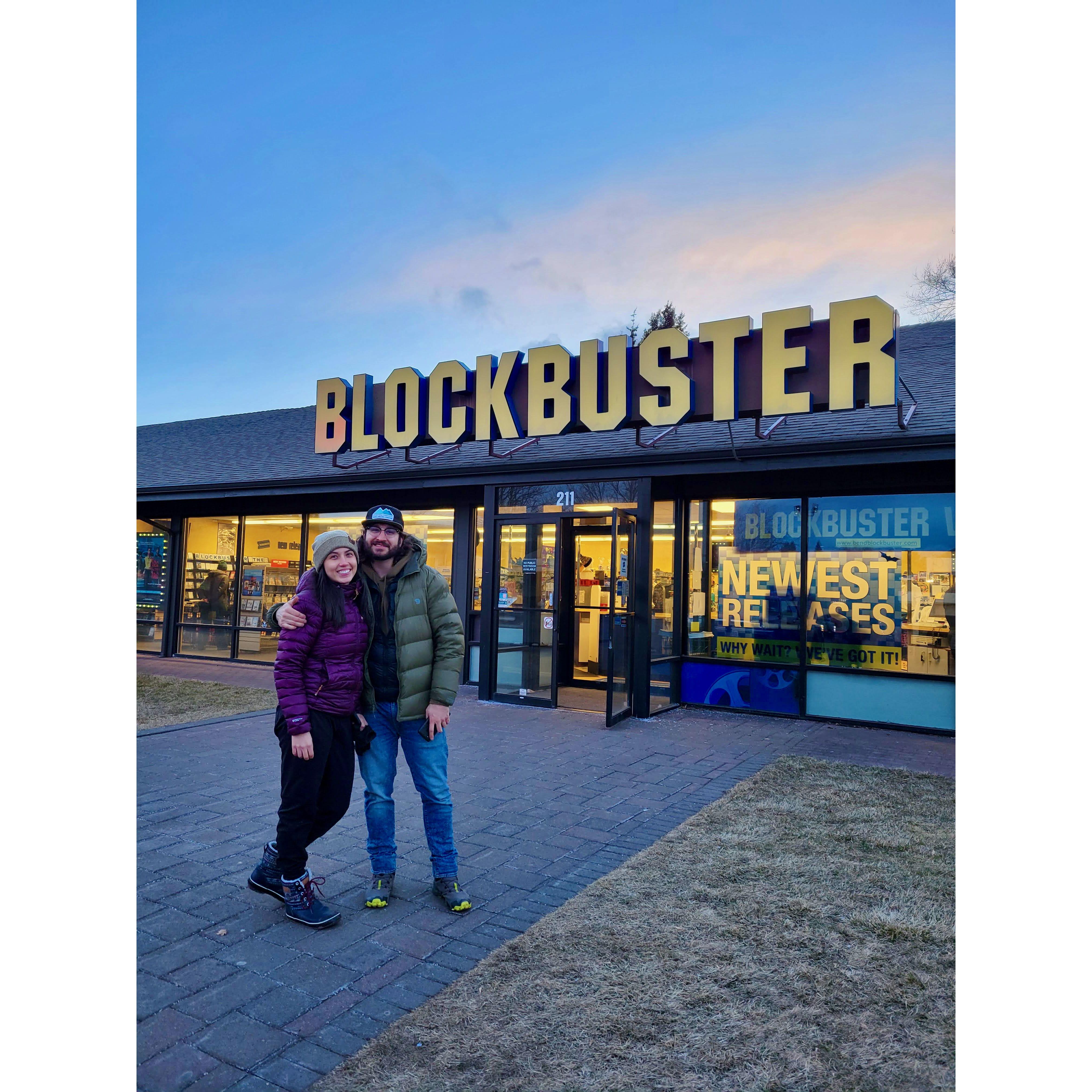 While in Bend, visit the last remaining Blockbuster store!
