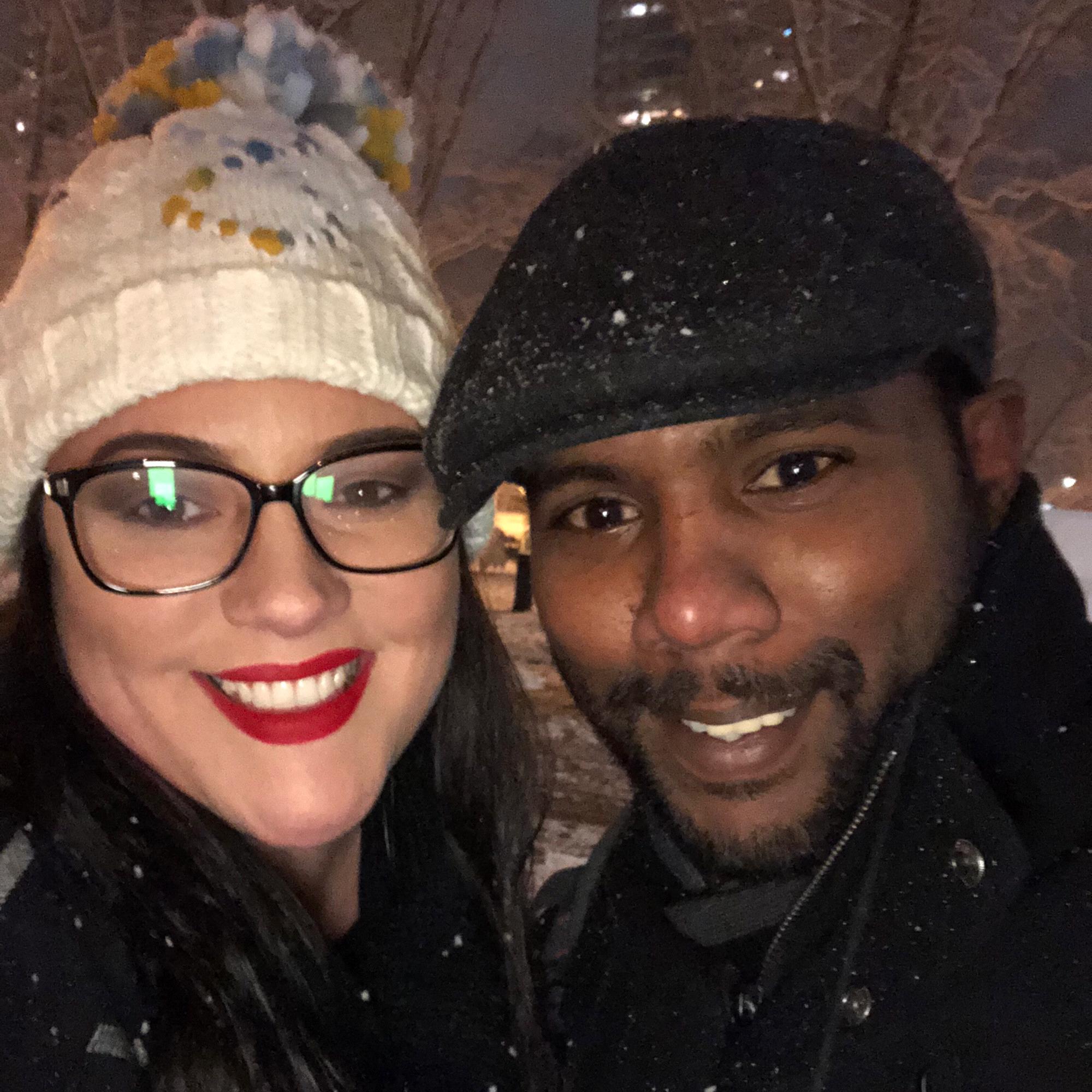 Selfies in the snow