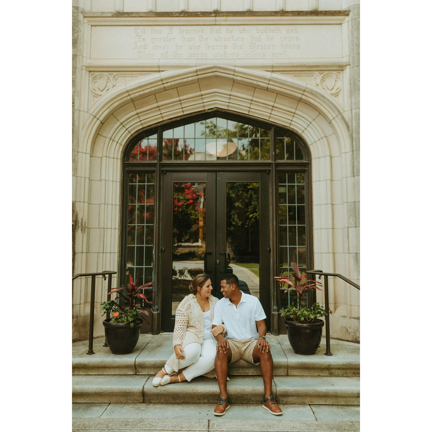 A few of our official engagement photos at Oglethorpe University