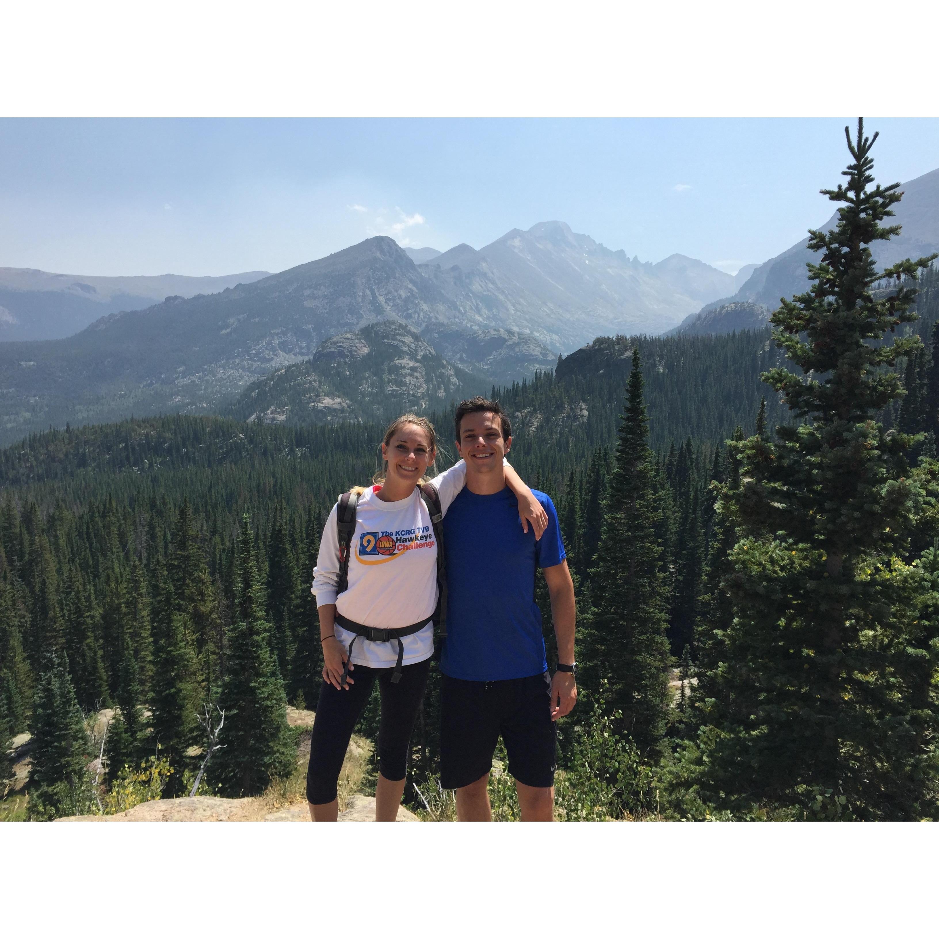 First vacation together, to Boulder, Colorado - Chris' home state throughout college, and Meg's #1 bucket list trip at the time.