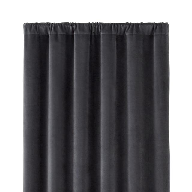 Windsor Dark Grey 48"x108" Curtain Panel