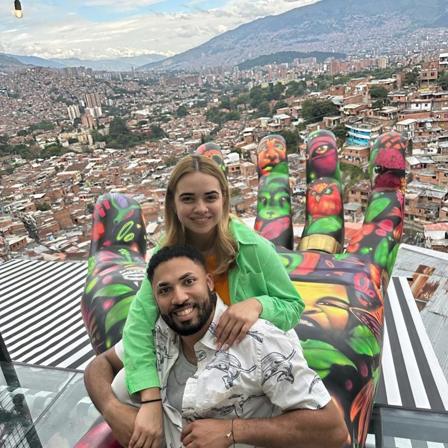 His first time in Medellín 🥹