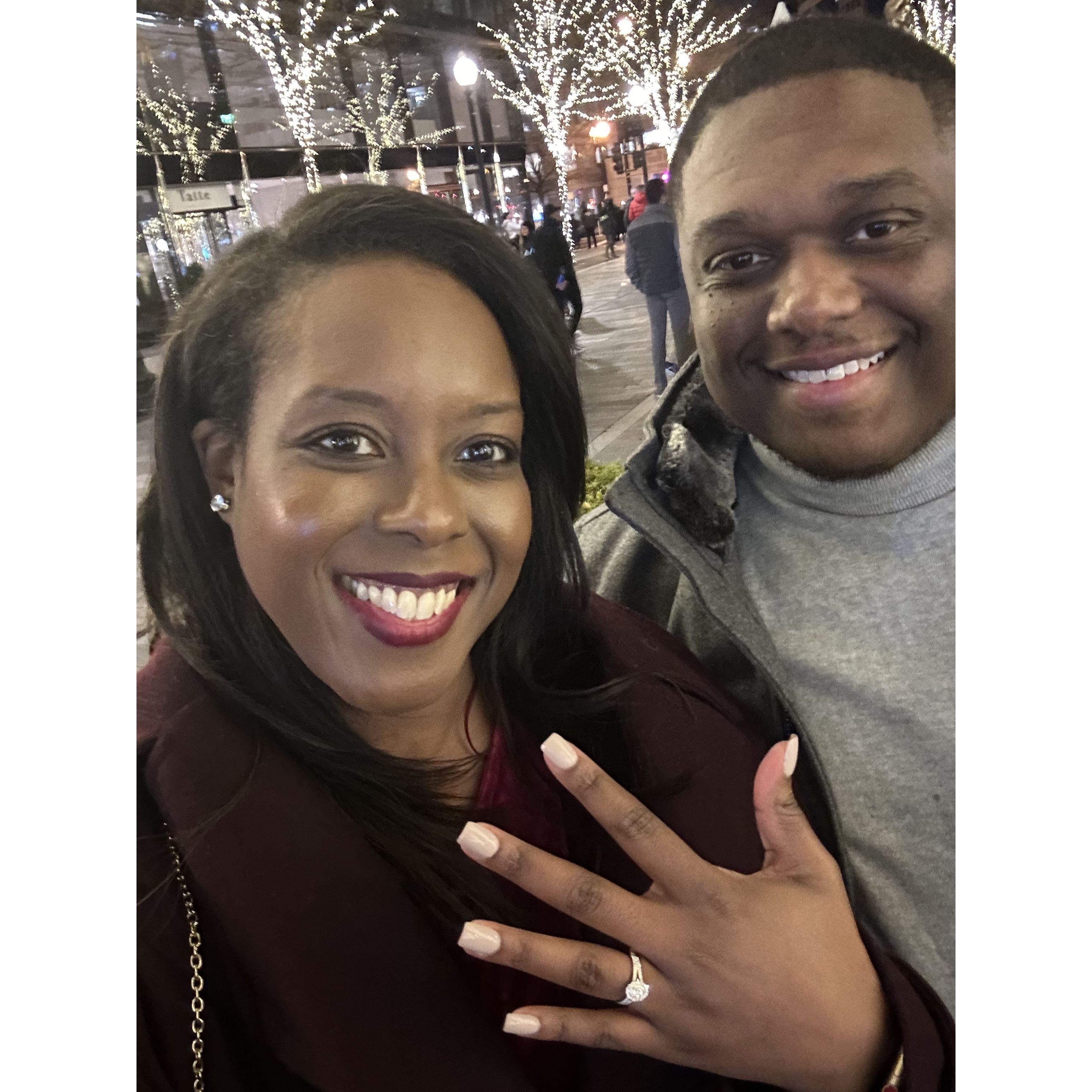 Happily engaged!