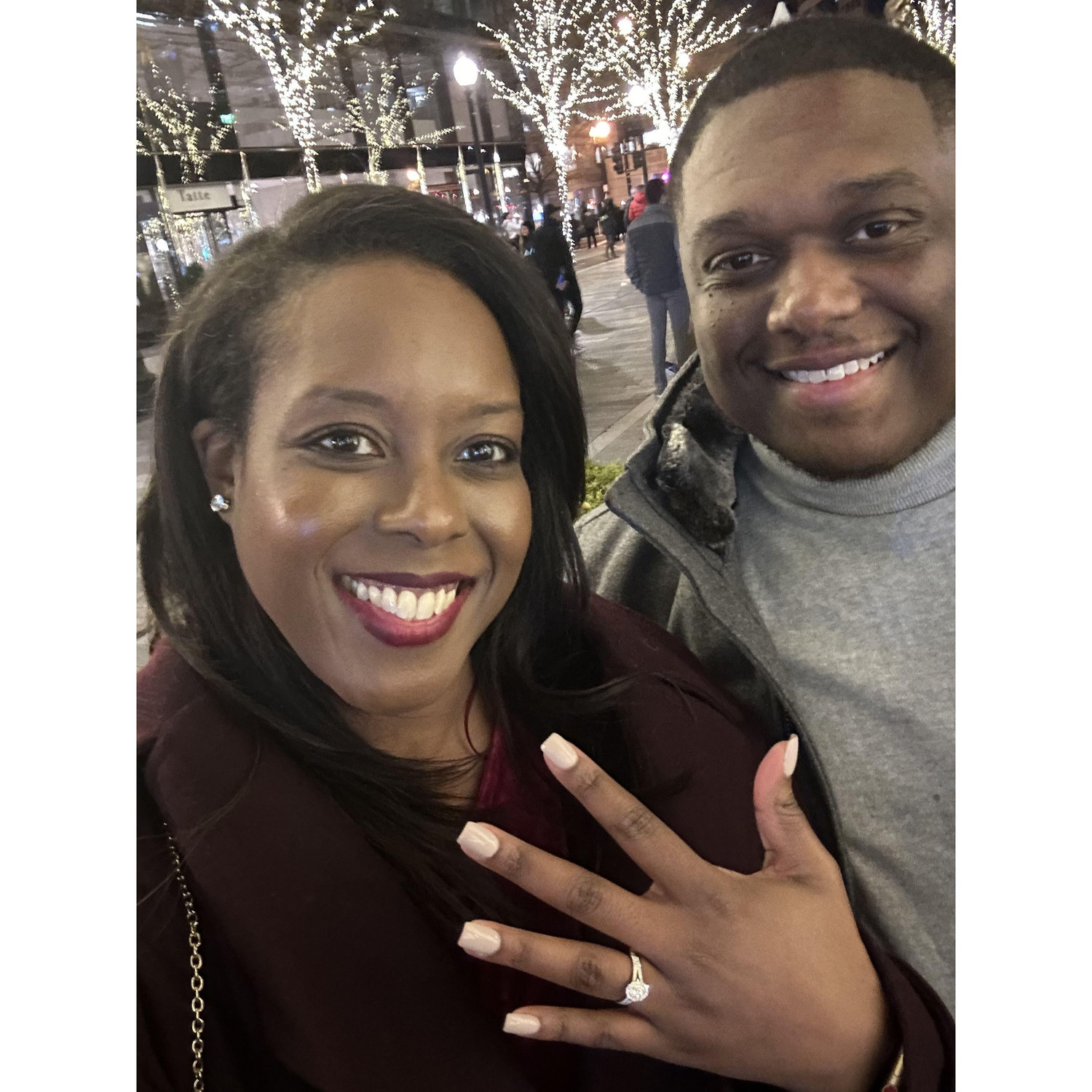 Happily engaged!