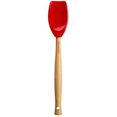 Le Creuset JS420-67 Craft Series Spatula Spoon, 11 3/8" x 2 1/8", Cerise