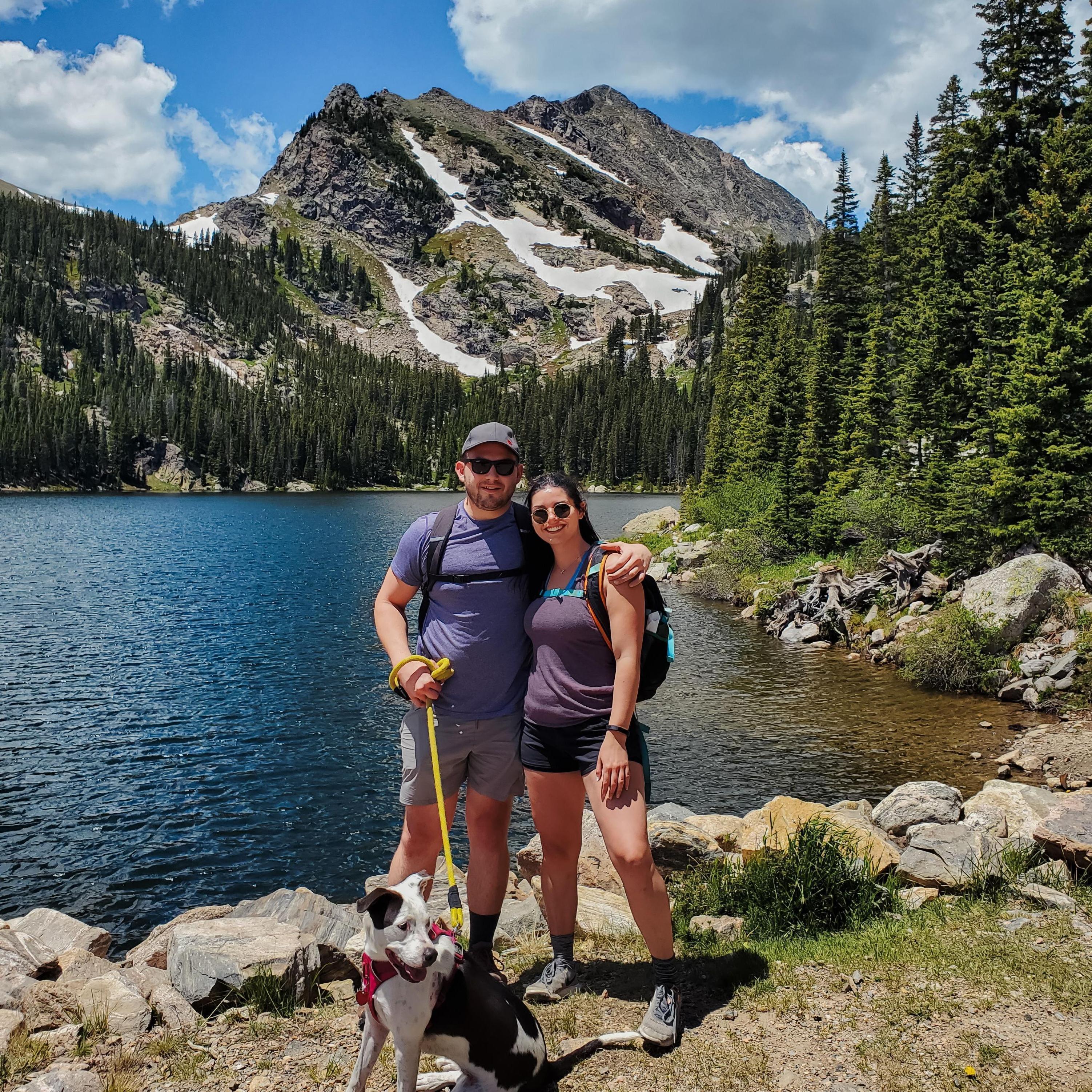Colorado hiking while camping!