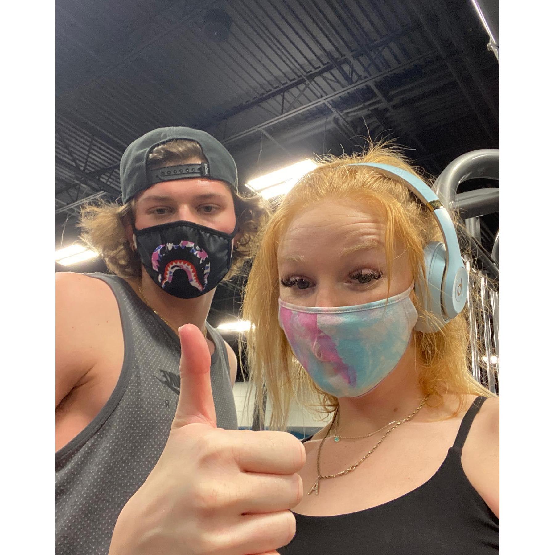 Working out during COVID like