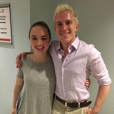 This was the day we met back in 2016! We started talking backstage at one of SarahKay's dance shows where Ari was playing the violin and Maggie was performing a dance solo. (Yes.. Ari was a blonde)