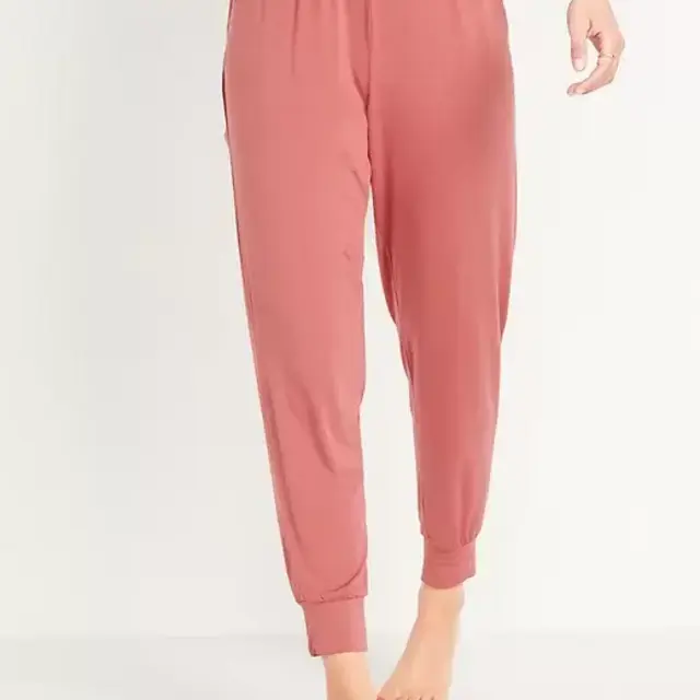 High-Waisted Sunday Sleep Ultra-Soft Jogger Pajama Pants for Women