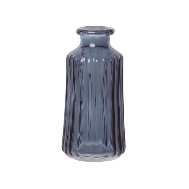 Transpac Glass 5.5" Purple Spring Bud Flower Vase