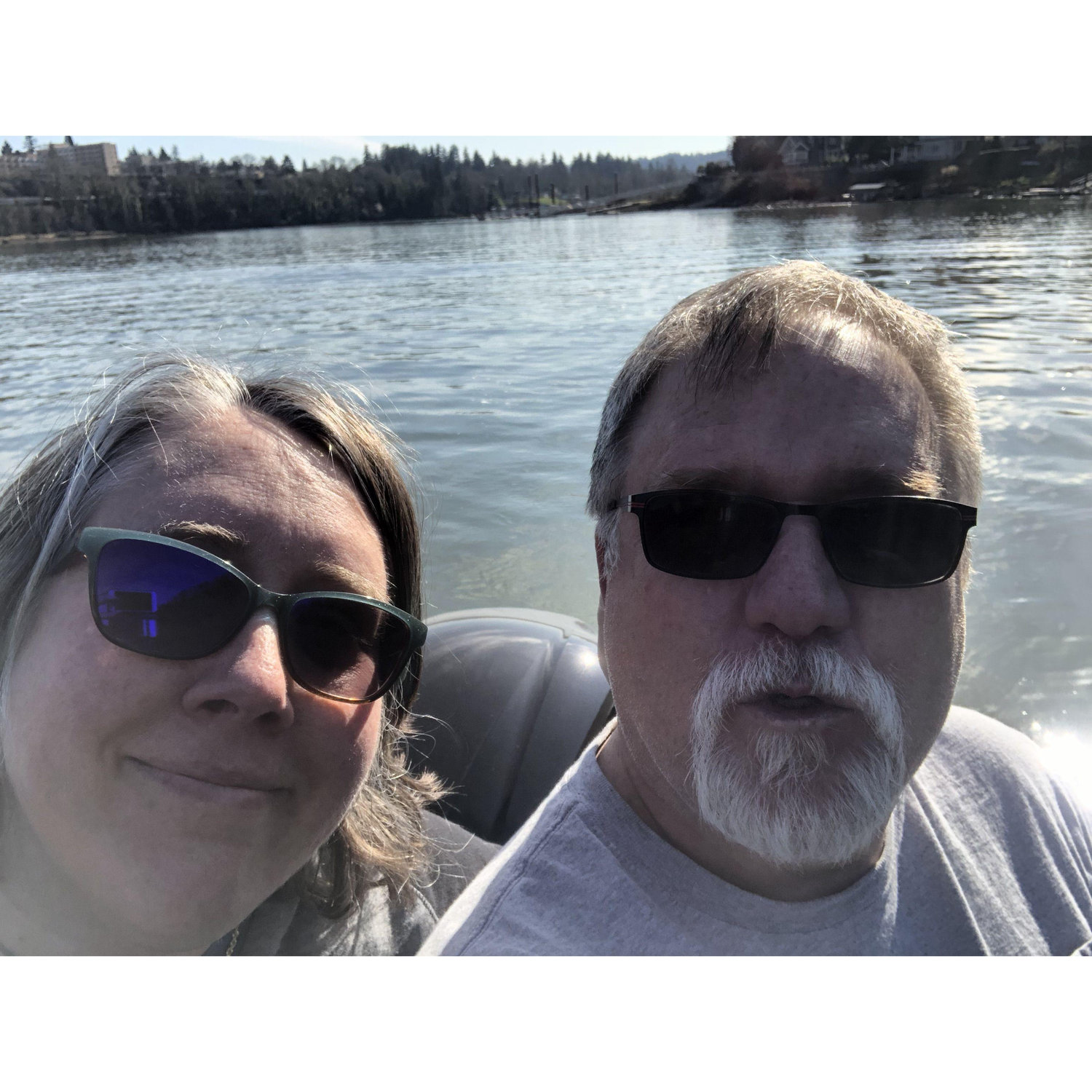 On the boat