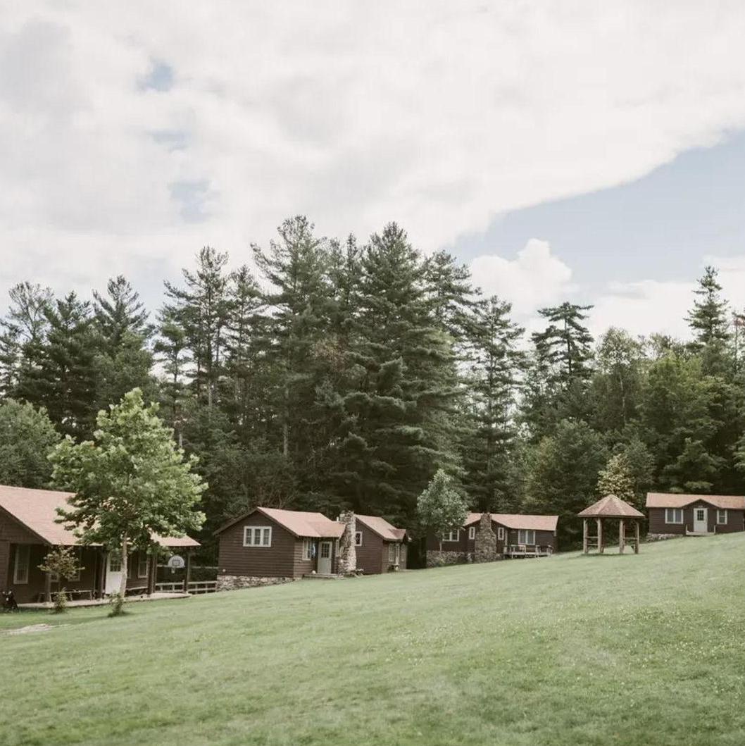 Camp cabins for our guests to stay in!