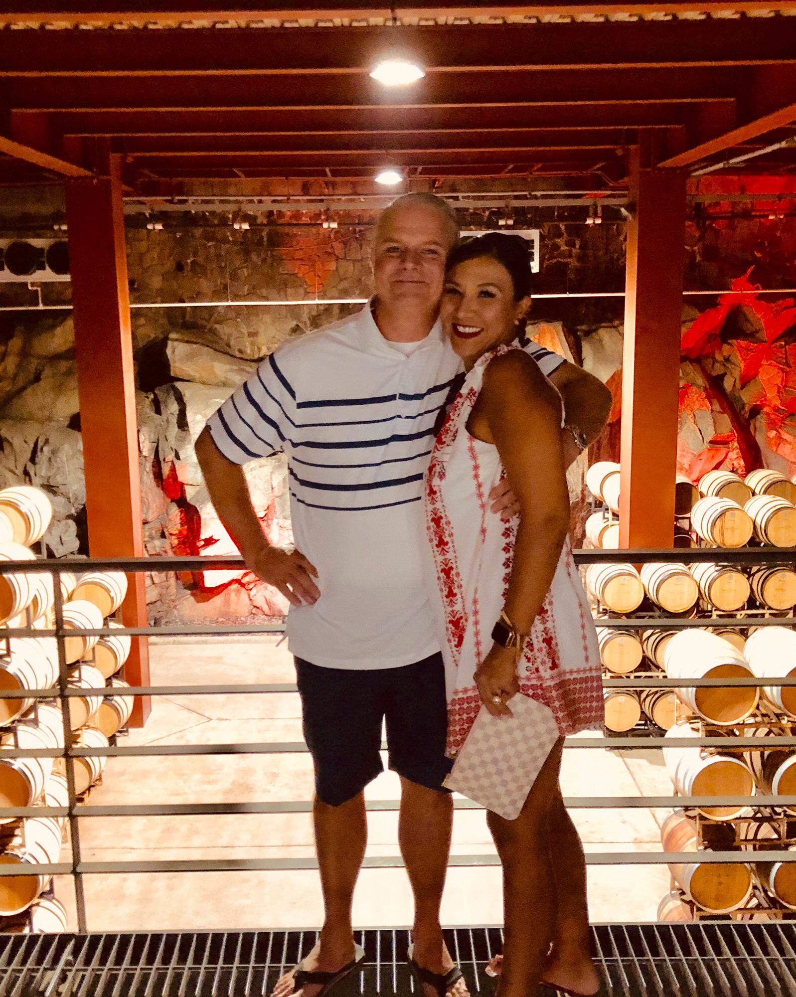 Wine Tasting in Valle De Guadalupe Rosarito, Mexico with friends! We had a blast 🇲🇽 🍷! Check out ALL that wine behind us!! 🍷🍷🍷🍷🍷