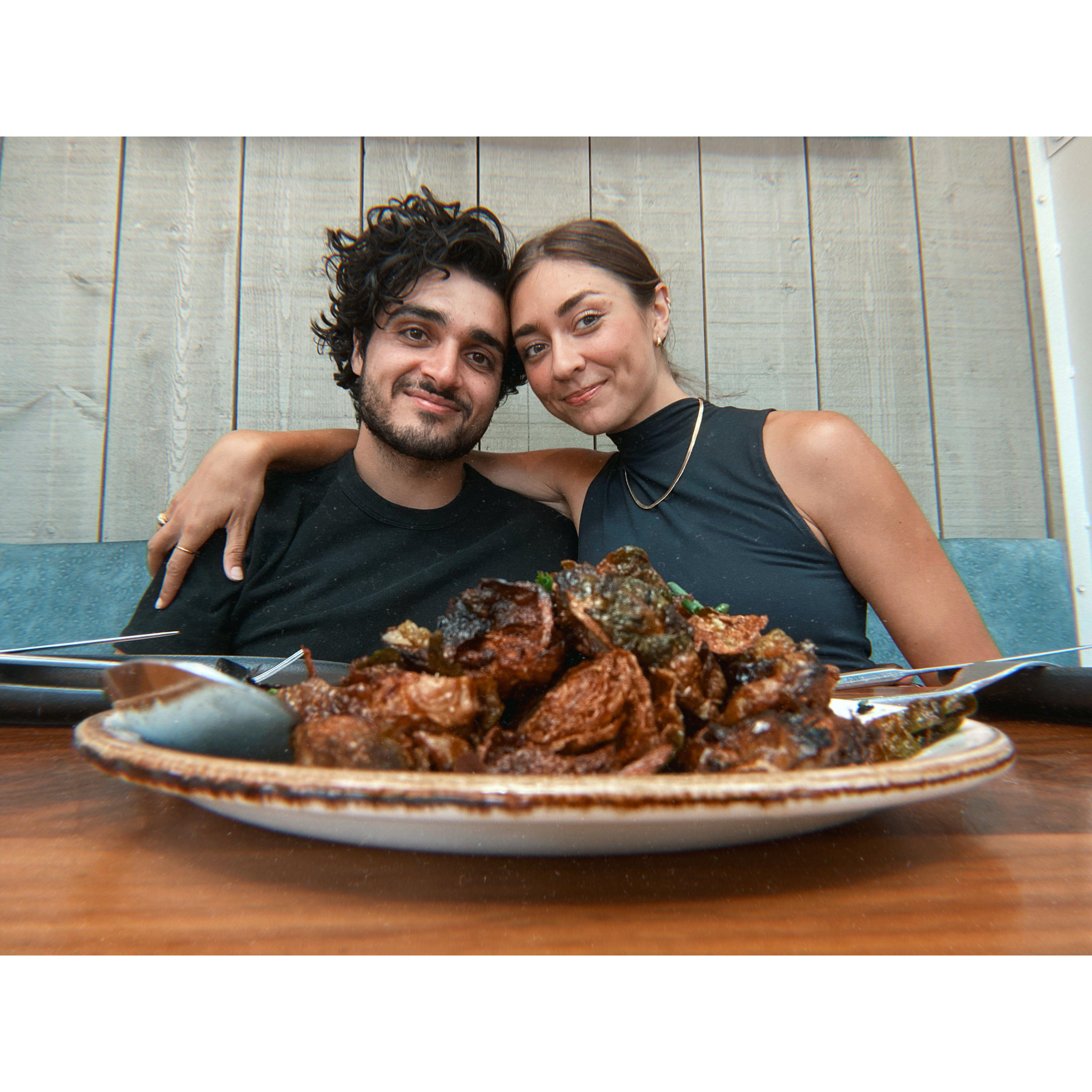 Once the world felt more normal, we settled into the value of going out to meals once a week or so...we made it a goal to open up ourselves to vast varieties of cultural foods...