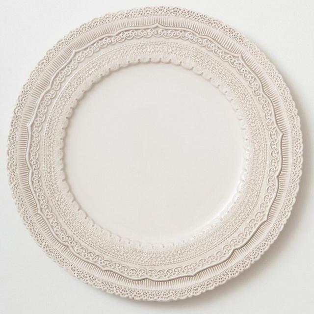 Casa DePerrin Charger Plate - White Lace
