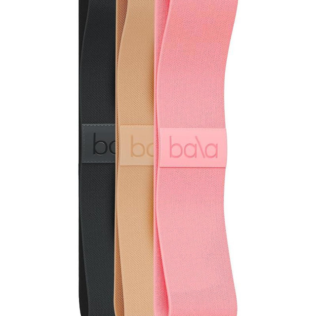 Bala Booty Bands Resistance Bands for Women & Men - Elastic Exercise Bands for Working Out - Wrist, Ankle, Legs & Booty Bands - Workout Resistance Bands for Yoga, Pilates, Strength Training