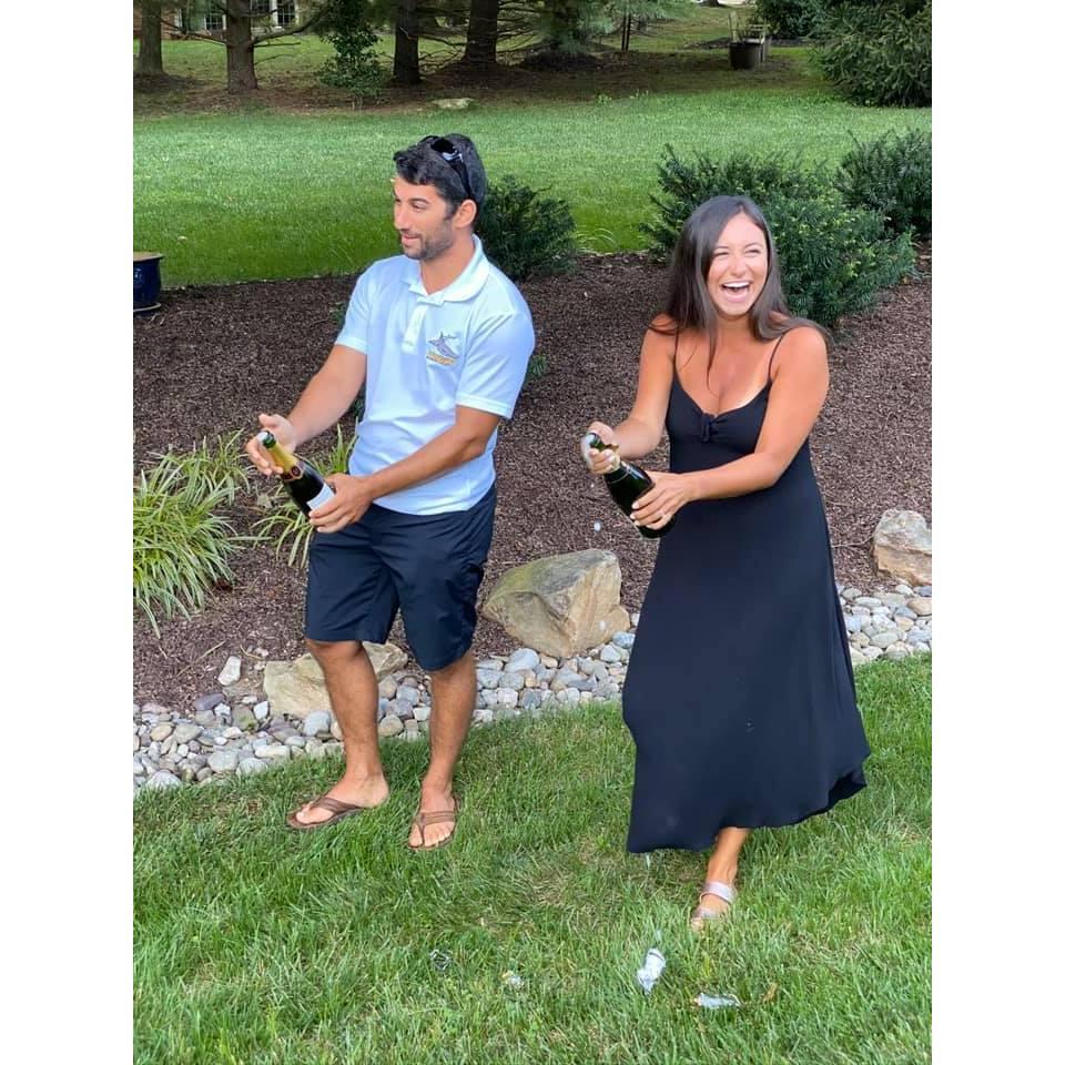 Celebrating our engagement!