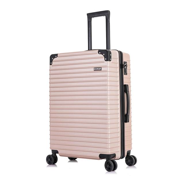 DUKAP Tour 24'' Medium Lightweight Hardside Spinner Suitcase - Champagne
