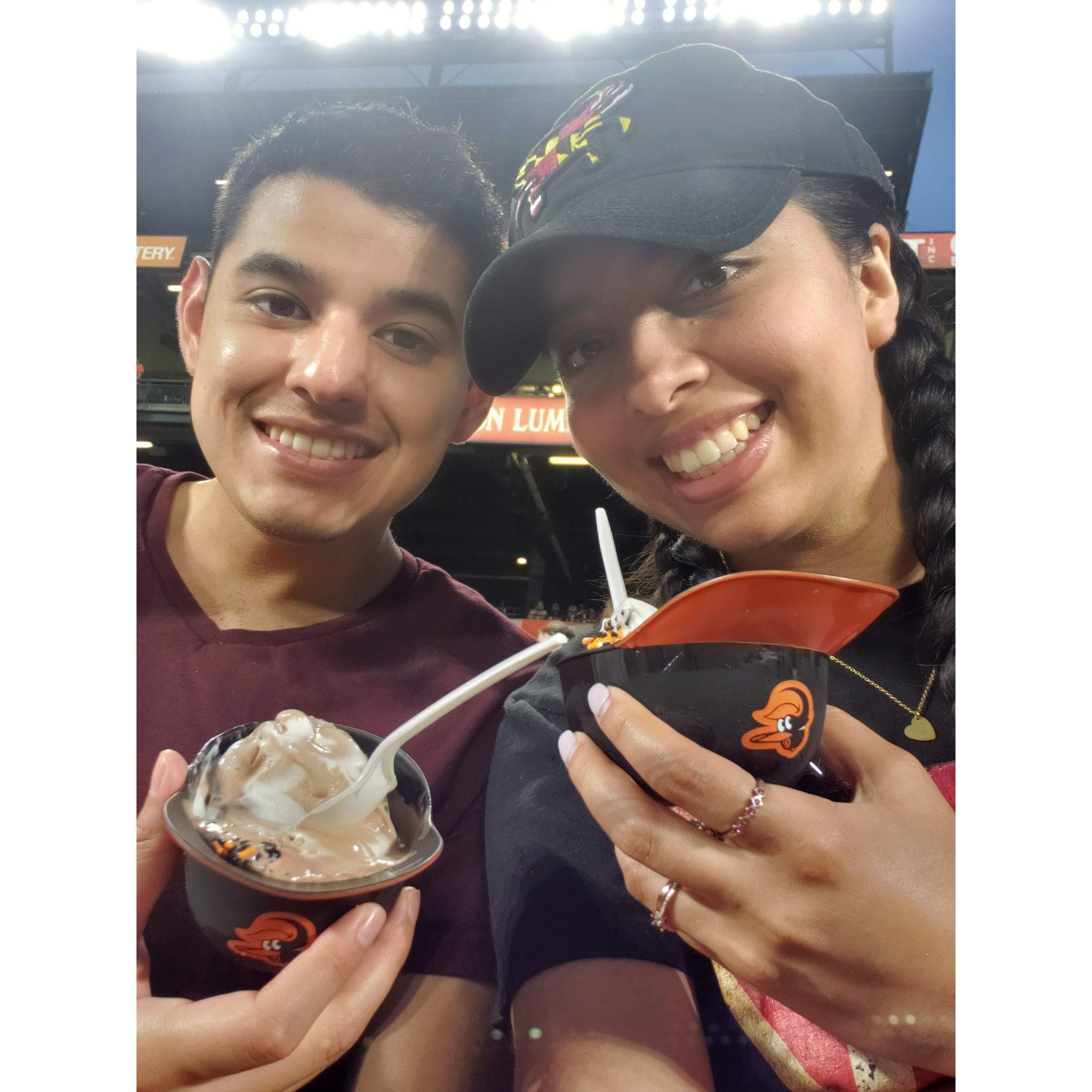 First Orioles game