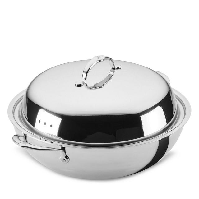 Hestan ProBond Luxe 14" Professional Clad Stainless Steel Wok with Dome Lid