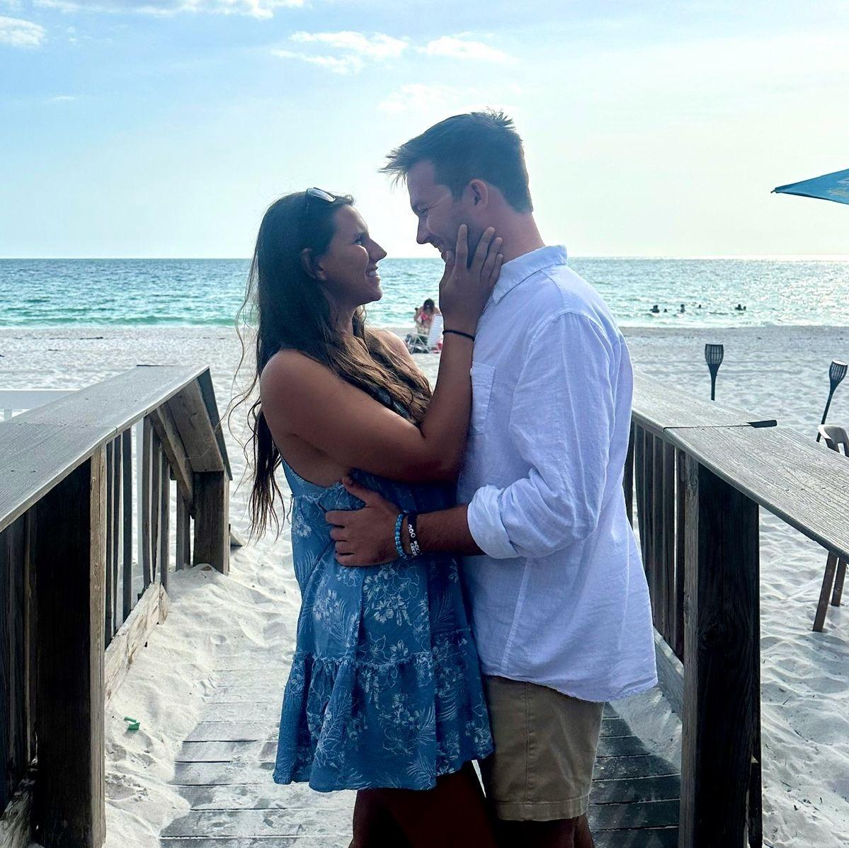 Our first beach trip together for Jared's birthday