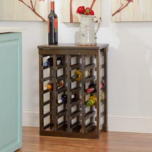 Garris 24 Bottle Floor Wine Bottle Rack