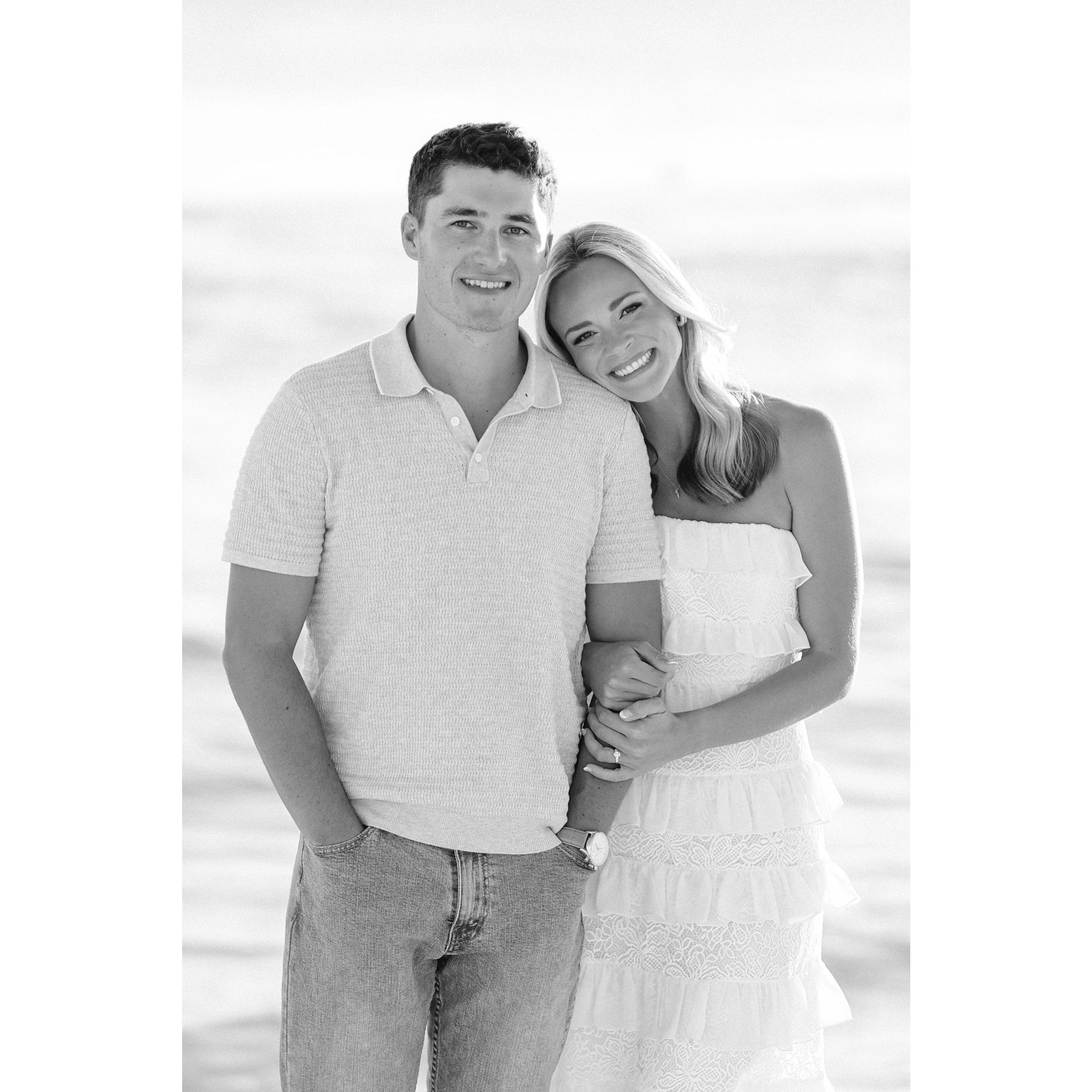 Our engagement pictures were taken in Rosemary beach when we went to look at venues.