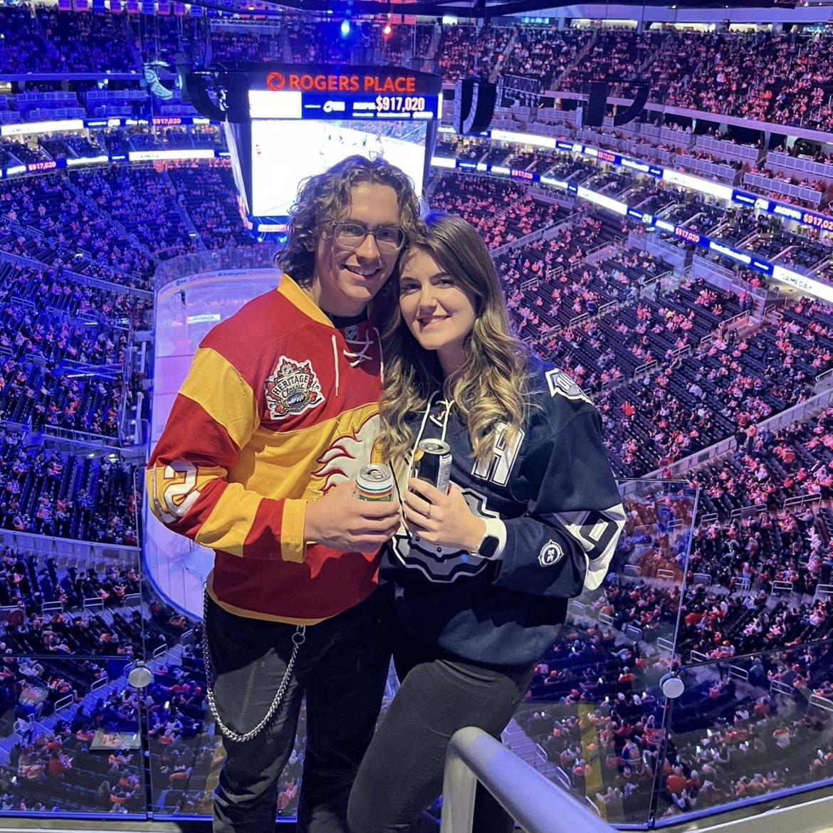 Tori’s first NHL game in Edmonton. October 2022